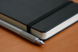 Moleskine + muji = power